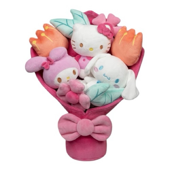 Hello Kitty and Friends Valentines 12-inch Plush Special Occasion Bouquet New - Picture 3 of 3